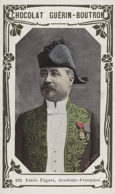 Emile Faguet, Academie-Francaise (barevné foto) od French School
