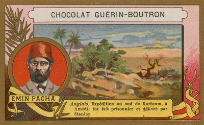 Emin Pasha, guvernér egyptské provincie Equatoria. od French School