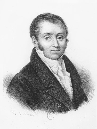 Emmanuel, hrabě z Las Cases (rytina) od French School