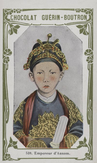 Empereur dAnnam (barevná fotografie) od French School