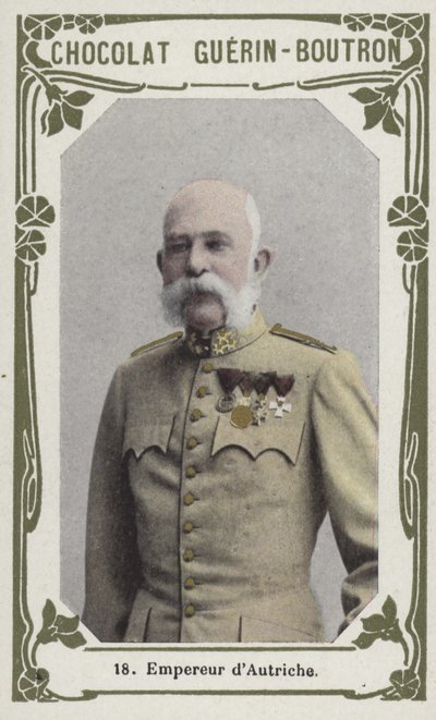 Rakouský císař (barevné foto) od French School