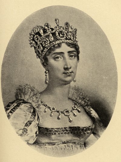 Císařovna Josephine (1763-1814) ilustrace z „Malé cesty do domovů slavných žen“, vydané 1897 od French School