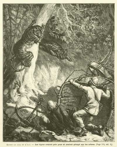 Mezi nebem a vodou (rytina) od French School