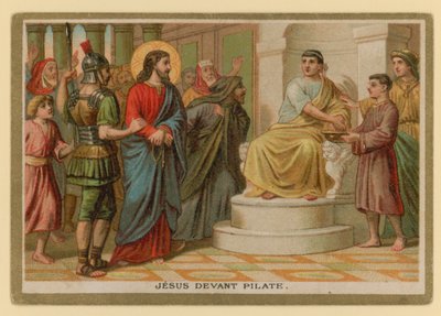 Epizoda ze života Ježíše Krista (chromolit) od French School