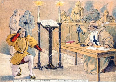 Eppur si muove,Proces s Galileem Galileim (1564-1642) v roce 1633 od French School
