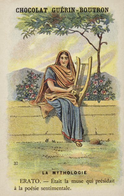 Erato, múza lyrické poezie od French School