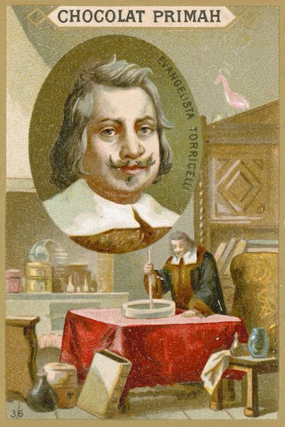 Evangelista Torricelli , italský fyzik a matematik od French School