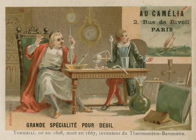 Evangelista Torricelli , italský fyzik a matematik od French School