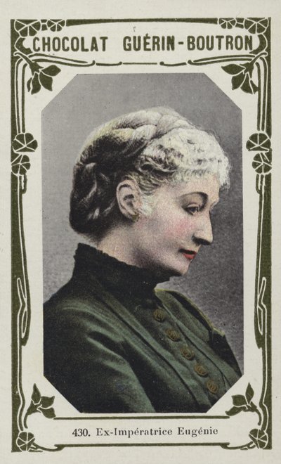 Ex-Imperatrice Eugenie (barevná fotografie) od French School