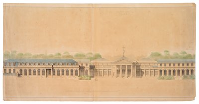 Fasáda zámku de Neuilly od French School
