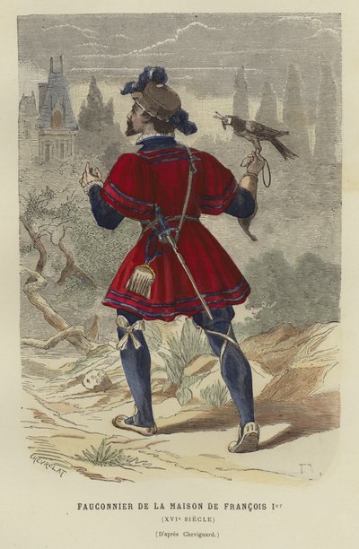 Sokolník domácnosti Františka I. Francouzského, 16. století od French School