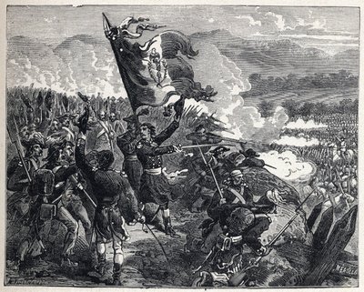 První koalice: plukovník Antoine Guillaume (Antoine-Guillaume) Rampon (1759-1842) v bitvě u Montenotte 12. od French School