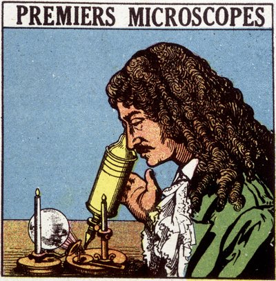 První mikroskopy: Huygens. od French School