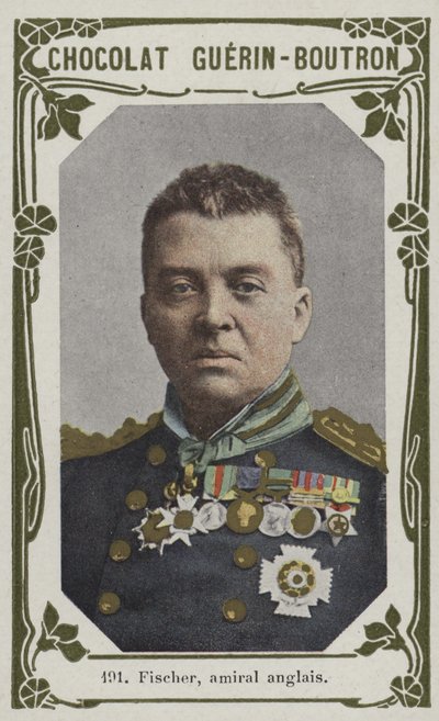 Fischer, britský admirál (barevná fotografie) od French School