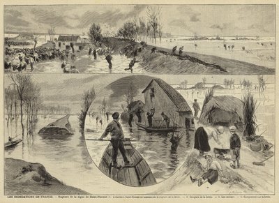 Povodně ve Francii, 1897 od French School