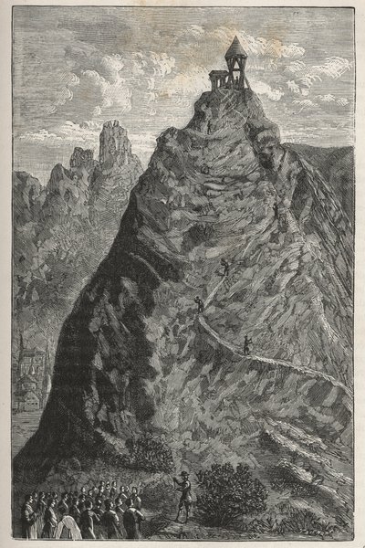 Florin Perier prováděl experiment Torricelliho na vrcholu Puy de Dome, 19. září od French School