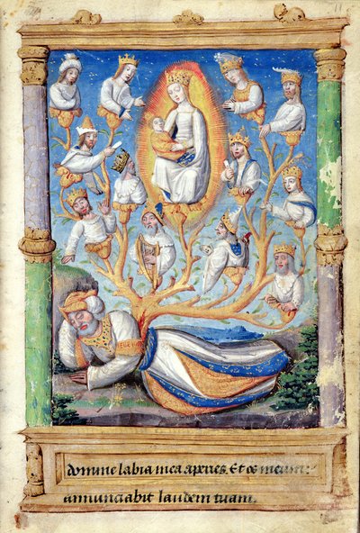 Fol.11r Strom Jesse, z Heures a l