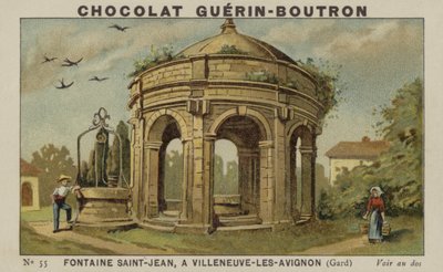 Fontána Saint-Jean, ve Villeneuve-les-Avignon, Gard od French School