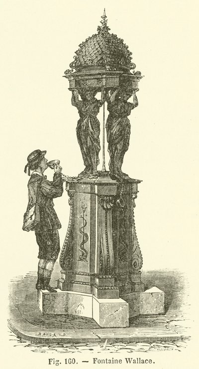 Fontaine Wallace (rytina) od French School