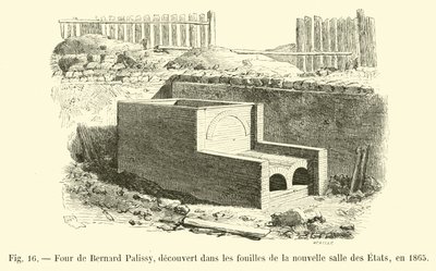 Čtyři od Bernarda Palissyho, objevené ve vykopávkách nové Salle des Etats v roce 1865 od French School