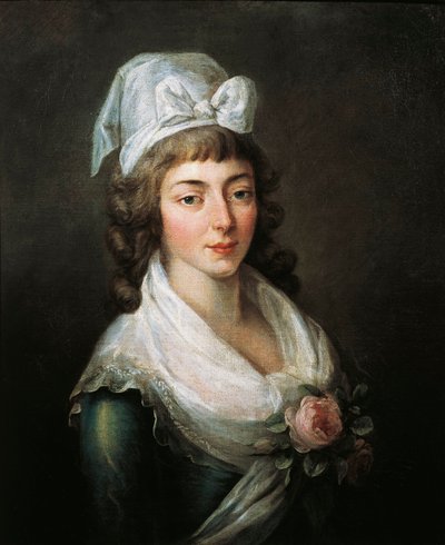 Francie, Paříž, Versailles, Portrét Madame Roland (Marie-Jean Roland de la Platiere od French School
