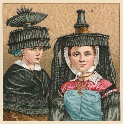Kostým Francie XIX. cent od French School