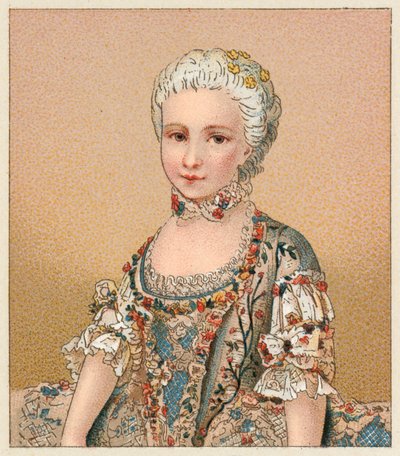 Kostým Francie XVIII. cent od French School