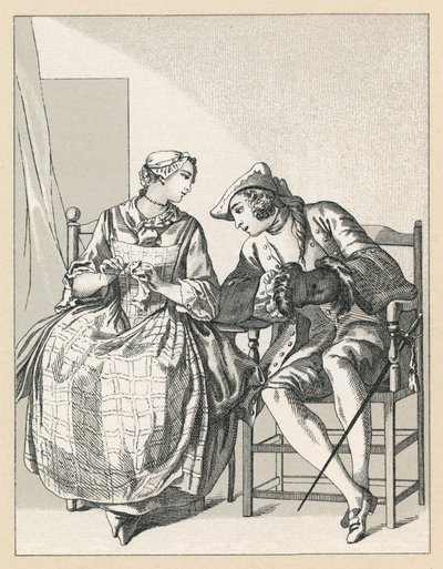 Kostým Francie XVIII. cent od French School