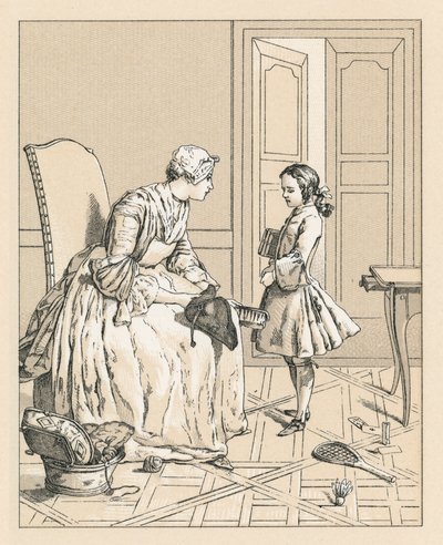 Kostým Francie XVIII. cent od French School