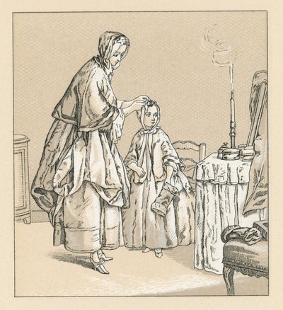 Kostým Francie XVIII. cent od French School