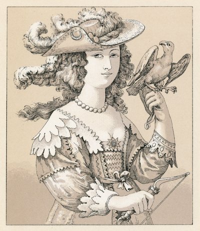 Francie XVII. století Kostým od French School