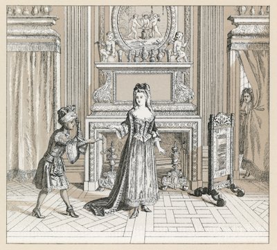 Kostým Francie XVII. centu od French School