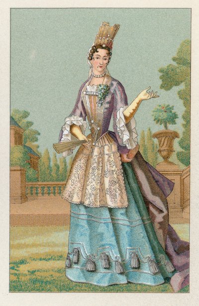 Francie XVII. století Kostým od French School