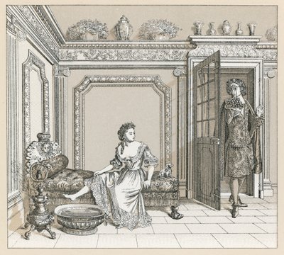 Francie XVII. století Kostým od French School