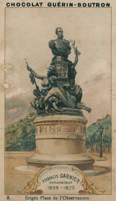 Francis Garnier, průzkumník, 1839-1873, Erigee Place de lObservatoire od French School