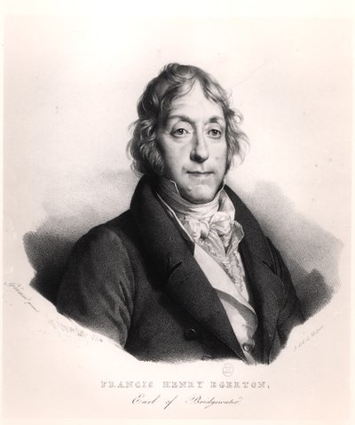 Francis Henry Egerton (1756-1829) hrabě z Bridgewater, vyryl Francois Seraphin Delpech (1778-1825) 1824 od French School