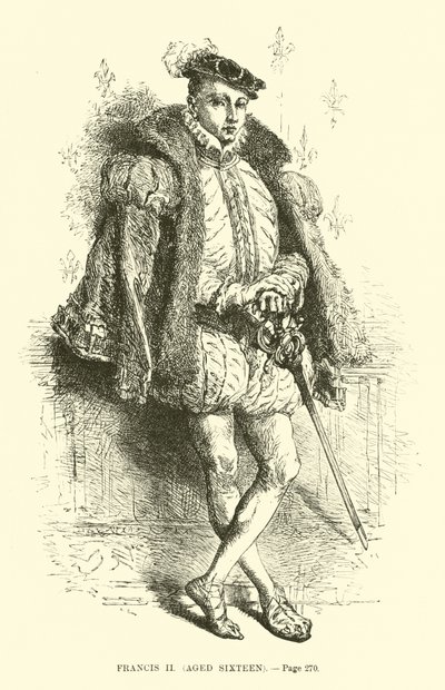 František II, šestnáctiletý od French School