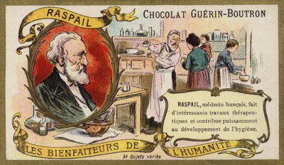 Francois-Vincent Raspail , francouzský lékař (chromolitho) od French School
