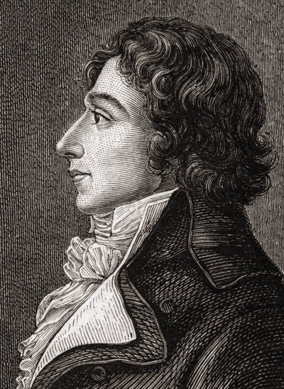 Francois Chabot, z „Histoire de la Revolution Francaise“ od Louise Blanca (1811-82) od French School