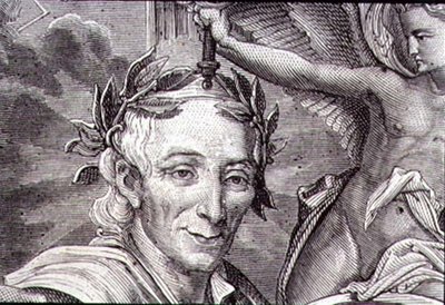 Francois Marie Arouet de Voltaire (1694-1778) (rytina) od French School