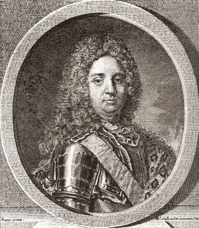 François-Marie de Broglie, 1. vévoda z Broglie, 1671 1745. Francouzský vojevůdce. Z Les Heures Libres vydané v roce 1908. od French School