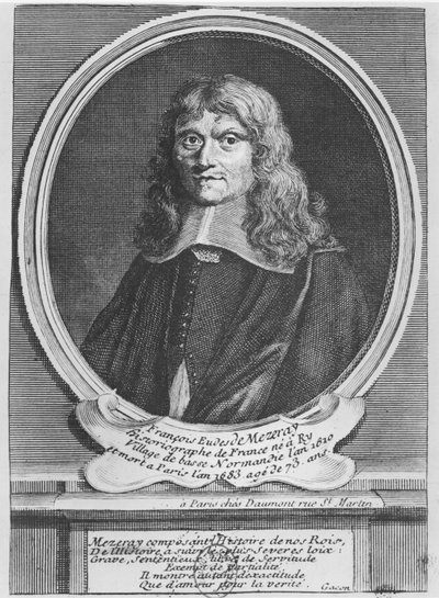 Francois Eudes de Mézeray (rytina) od French School