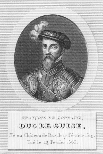 Francois de Lorraine, vévoda z Guise (rytina) od French School