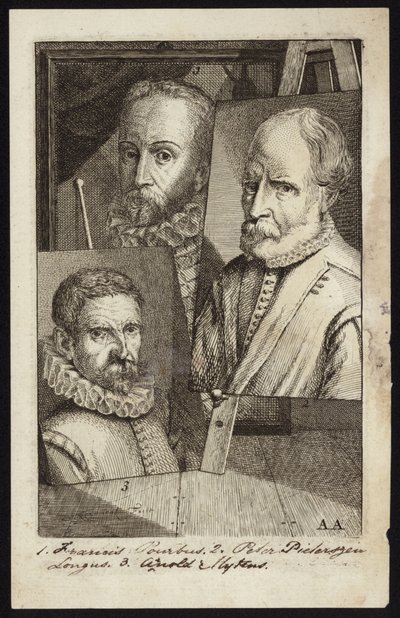 Frans Pourbus, Pieter Pieterszen a Arnold Mytens od French School