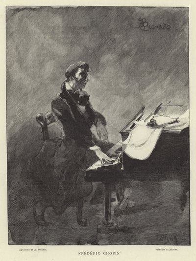 Frederic Chopin , polský pianista a skladatel od French School