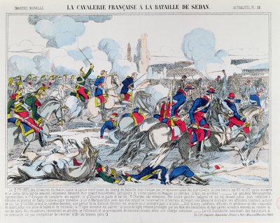 Francouzská jízdní vojska v bitvě u Sedanu, 1. září 1870 od French School