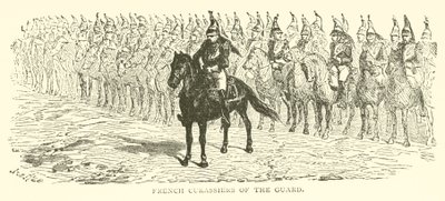 Francouzští Curassiers of the guard (rytina) od French School