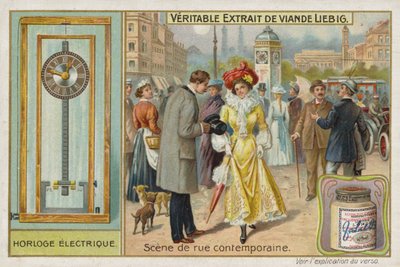 Francouzský masový extrakt (Bouillon), Typická silniční scéna od French School