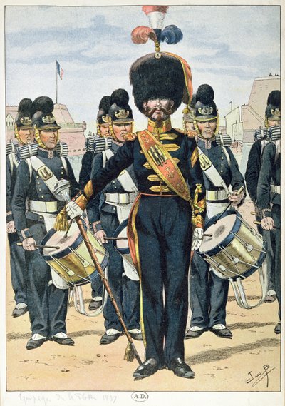 Francouzská námořní kapela v roce 1837, kolem roku 1900 od French School