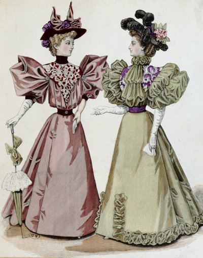 Francouzská móda, 1895 od French School